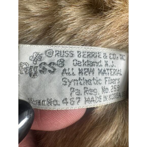 Russ Berrie Teddy So Soft Large Plush Bear Vintage Stuffed Animal, Super Soft - Picture 5 of 5